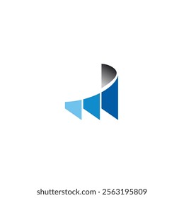 W logo icon element vector technology