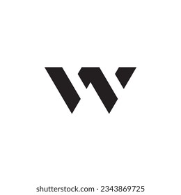 W logo, W icon, W letter mark icon.