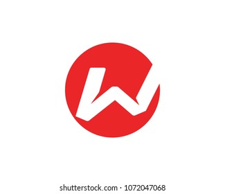 W Logo Letter 