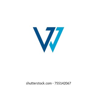 W logo letter 