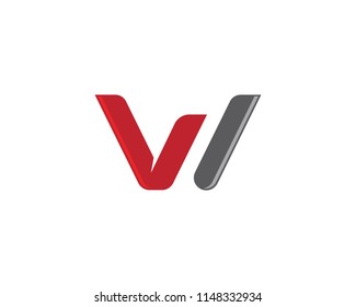 w logo letter template vector icon