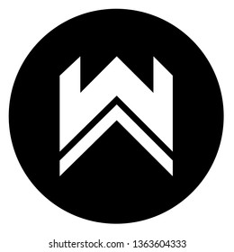 W Logo Letter Vector
