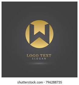 W Logo. Symbol & Icon Vector Template.