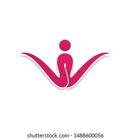 W logo and symbol  template