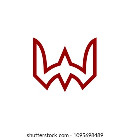 w logo template