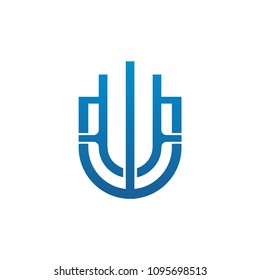 w logo template