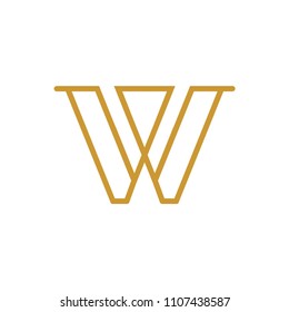 w logo template