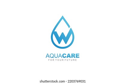 W logo trendy for company identity. letter template vector illustration for your brand.