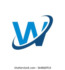 w logo vector.