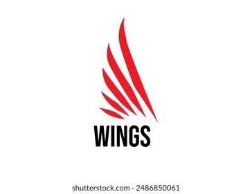 W Logo, Wings or Wing Logo, with letter W, elegant, luxury and adventurous style, for business or company, fly
