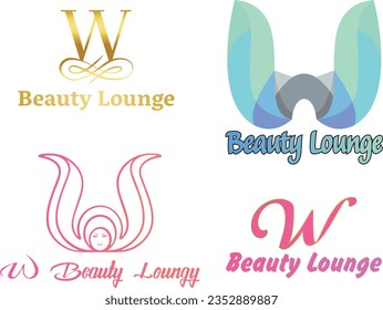 W Logo you can use it in many logos and designs, especially in the beauty and hairdressing center. It can also be printed and modified