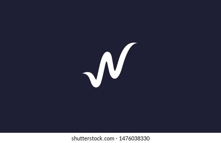 W Logo.W Letter Design Vector Illustration Modern Monogram Icon.

