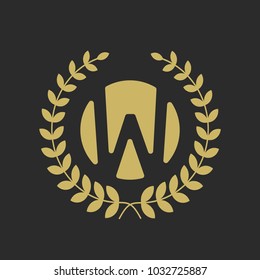 W Luxury logo,Design for Boutique hotel,Resort,Restaurant, Royalty, Victorian identity, luxury Hotel, Heraldic, Fashion,VIP,Club,education Full vector logo template.