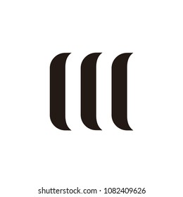 w m letter logo