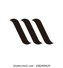 W M Letter Logo