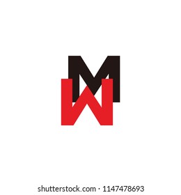 w m letter logo