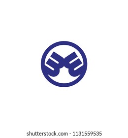 w m letter vector logo