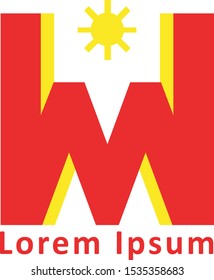 W and M Logo Vector Design