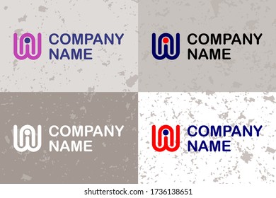 W N O Logo, icon. Logo design. Vector  logo for your company, Corporate Identity. Logo Idea. W N O Letters. simple brand.