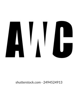 W NEGATIVE SPACE LOGO DESIGN