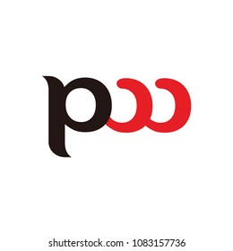 w p letter logo