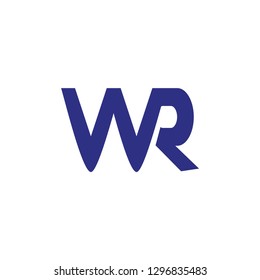 W r letter logo