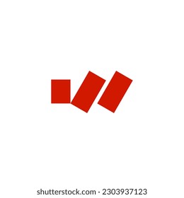 W Reddy letter vector icon