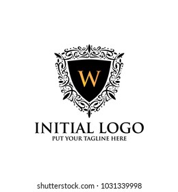 W Royal Classic Shield Logo icon