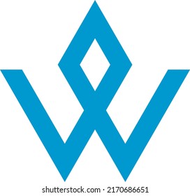 w spear logo, personal mark for the name w. fps game icon, strong logo for games with strong logo with w