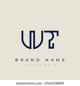 W and T logo design. WT abstract Letters Logo Monogram. This logo design is the process of creating a visual symbol that represents a brand, company, or individual.