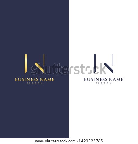 W Tag Logo Template, Mild, Simple, Modern Elegant Logo Vector Design Eps 10 with luxury gold color