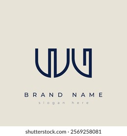 W and V logo design. WV abstract Letters Logo Monogram. This logo design is the process of creating a visual symbol that represents a brand, company, or individual.