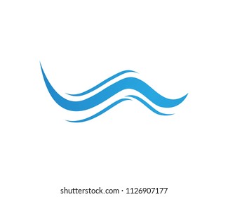 W wave logos and symbols vector