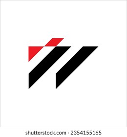 W WI Letter Logo Design Template Element