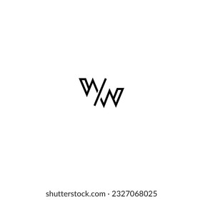 W, WW letter modern branding logo