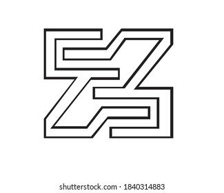 w and z logo designs and monogram logos