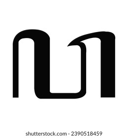 "Wa" alphabet sign or symbol. Javanese Handwriting. Vector of hanacaraka sign or symbol. Traditional Indonesian language from Java