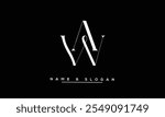 WA, AW Abstract Letters Logo Monogram