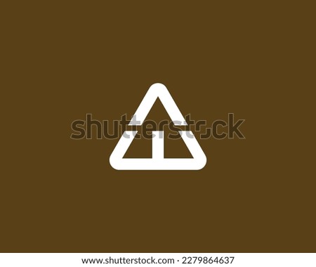 WA AW Logo design vector template