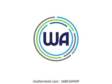 Diseño de logotipo de carta inicial, símbolo alfabético gráfico para identidad empresarial