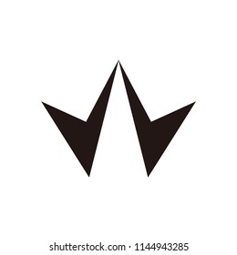wa letter vector logo. w letter vector logo