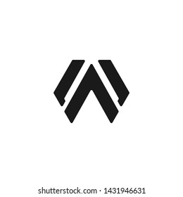 WA / A Logo Design Inspiration, Vector illustration
