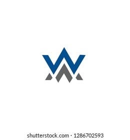 wa Logo Design Vector Modern