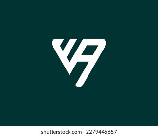 WA Logo design vector template
