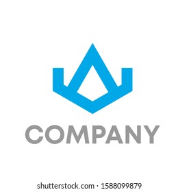 wa logo icon design template sign
