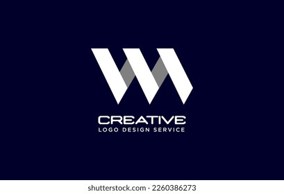 WA logo or VM logo design