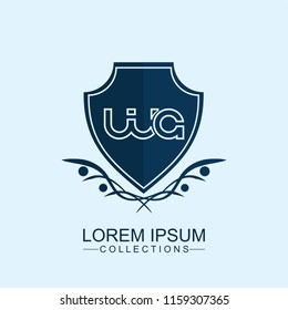 WA Luxury logo,Design for Boutique hotel,Resort,Restaurant, Royalty, Victorian identity, luxury Hotel, Heraldic, Fashion,VIP,Club,education Full vector logo template.