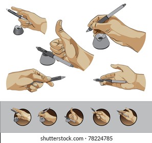 Wacom Pen In Hand Icons Pack