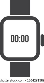 diseño vectorial de icono plano Wacth Eps10