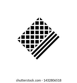 Wafer icon trendy design template